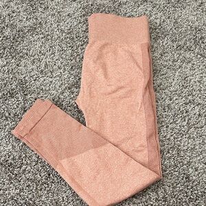 Seamless High-Waist Shaping Shorts - Dusty Rose